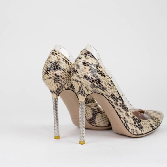 Valentino Garavani Snakeskin Heels‎ Size 37 EUR 6.5 US - Picture 11 of 16